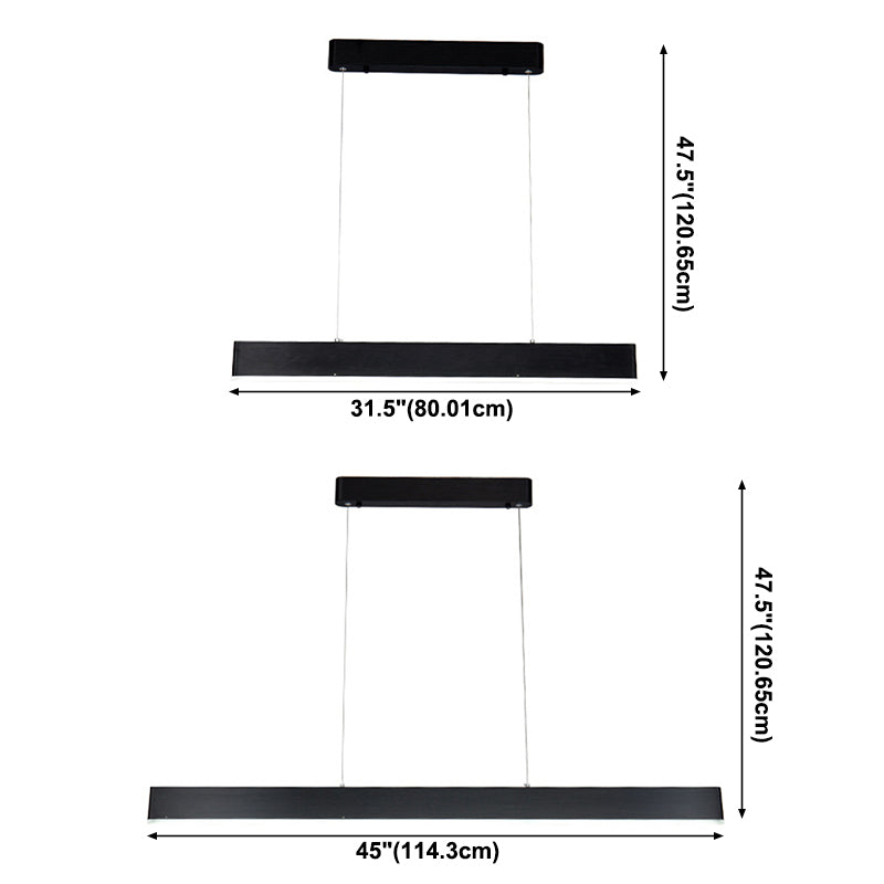Einfachheit zeitgenössischer Insel Leicht LED -Beleuchtung für Salon Café Café