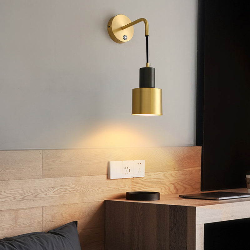 Goldene postmoderne Wandleuchte eine Lampenwandleuchte für Schlafzimmer