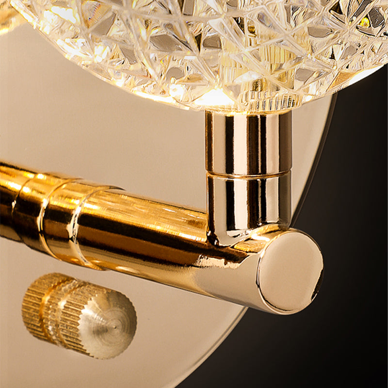 Gold Oval Leuchten Wandleuchte modern