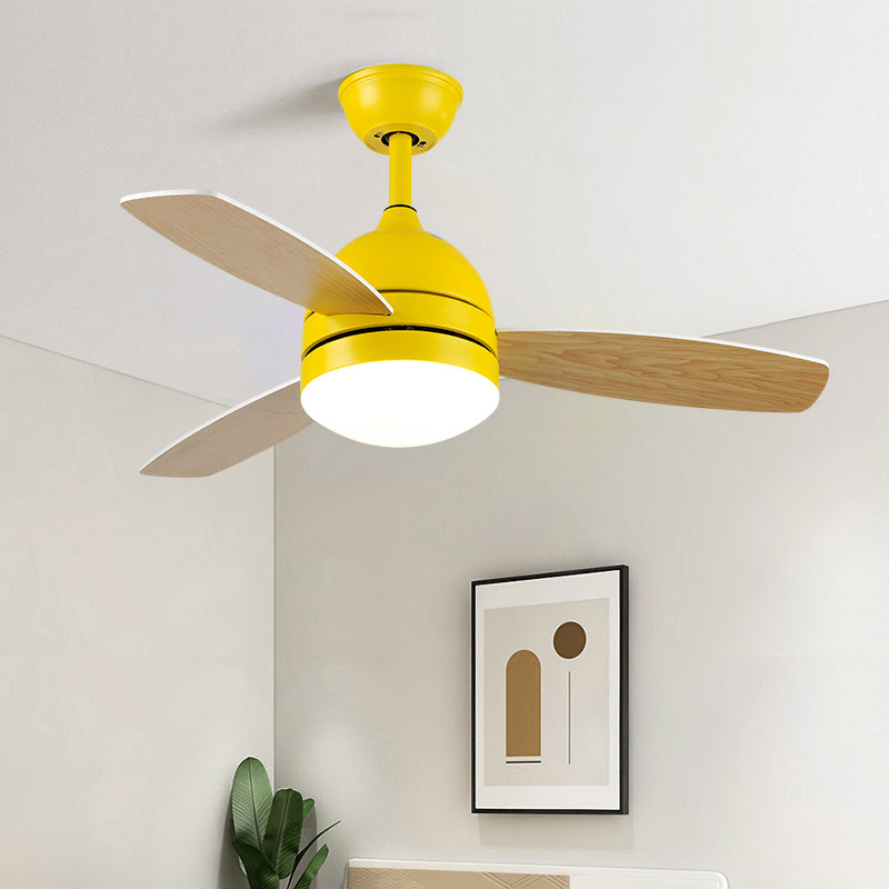 Lámpara de ventilador de techo de jardín de domos LED SEMI SEMI SEMPLIS