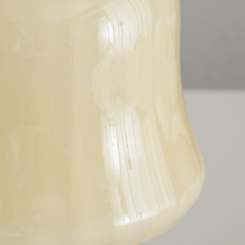 Light a bulloni da tavola moderna vetro giallo da scrivania da funghi per soggiorno camera da letto