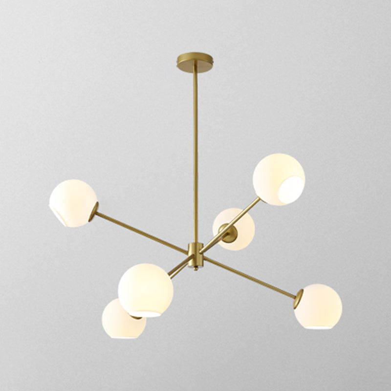 6/8/10 Lichten Kroonluchter Lamp Goud Simplicity Suspension Hanglamp