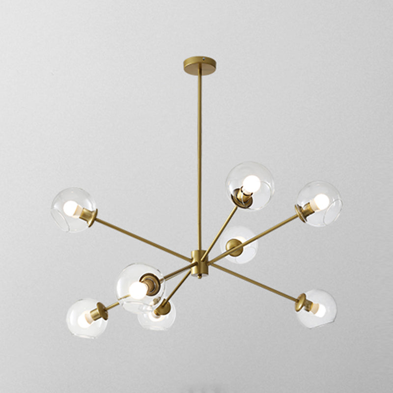 6/8/10 Lichten Kroonluchter Lamp Goud Simplicity Suspension Hanglamp