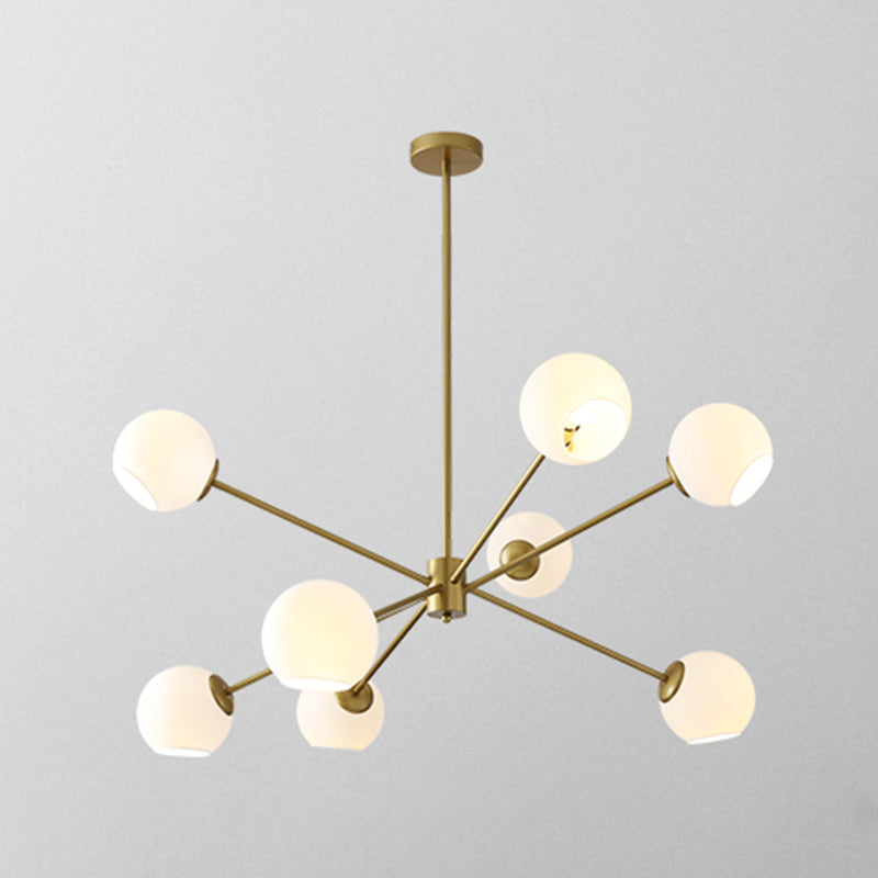 6/8/10 Lichten Kroonluchter Lamp Goud Simplicity Suspension Hanglamp