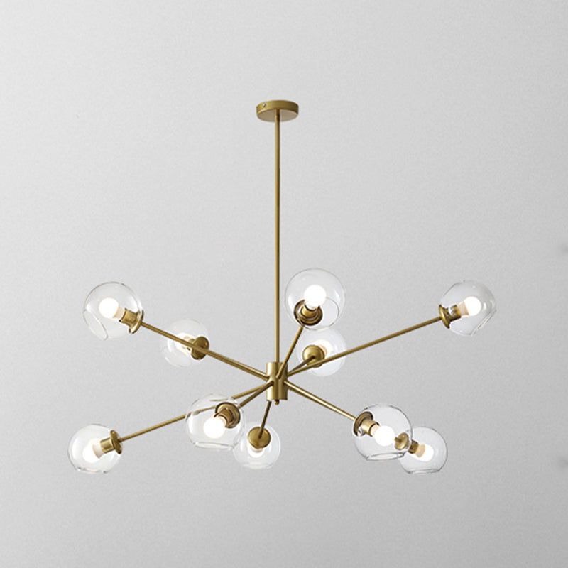 6/8/10 Lichten Kroonluchter Lamp Goud Simplicity Suspension Hanglamp