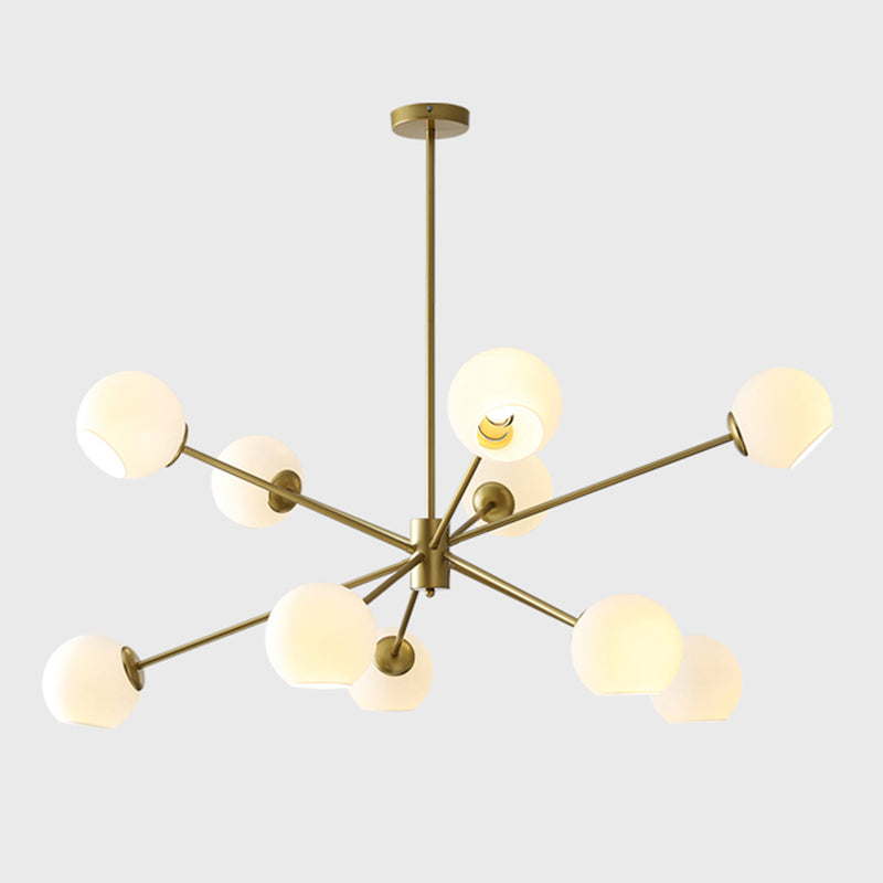 6/8/10 Lichten Kroonluchter Lamp Goud Simplicity Suspension Hanglamp
