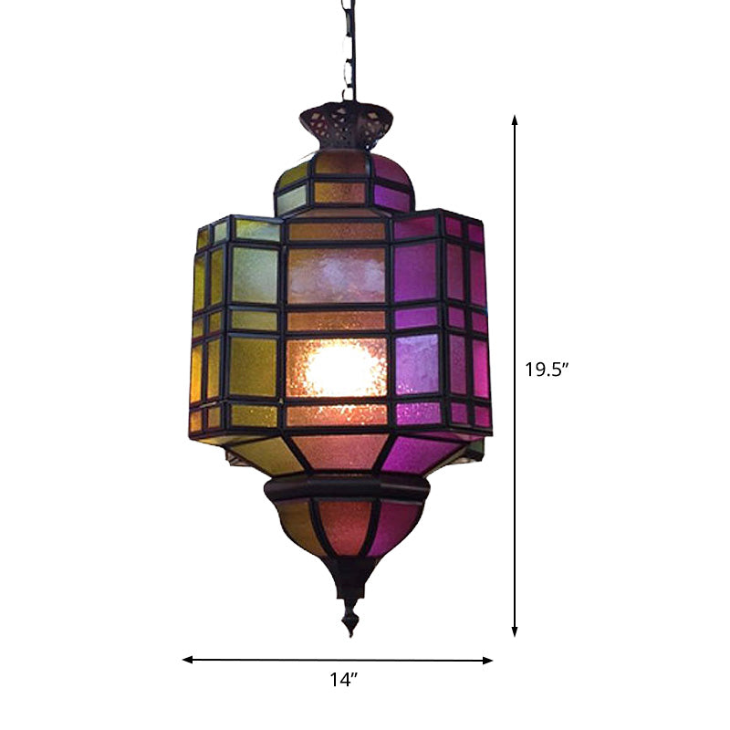 Light Antiqued Metal Antiqued Metal Antiqued Fetar Restaurant Lantern Light.