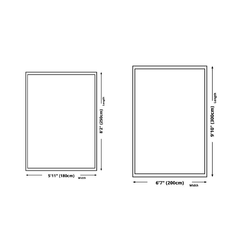 Apricot Modern Area Carpet Plain Pattern Polyester Area Rug Non-Slip Backing Rug for Living Room