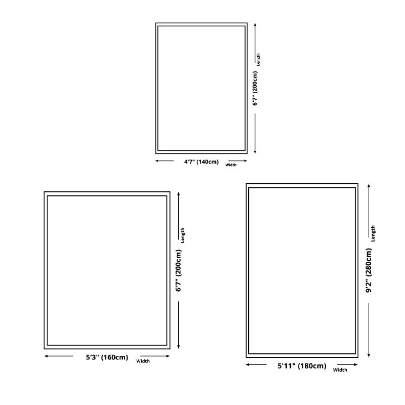 Grey Modern Area Carpet Geometric Pattern Polyester Area Rug Non-Slip Backing Rug for Home Decor