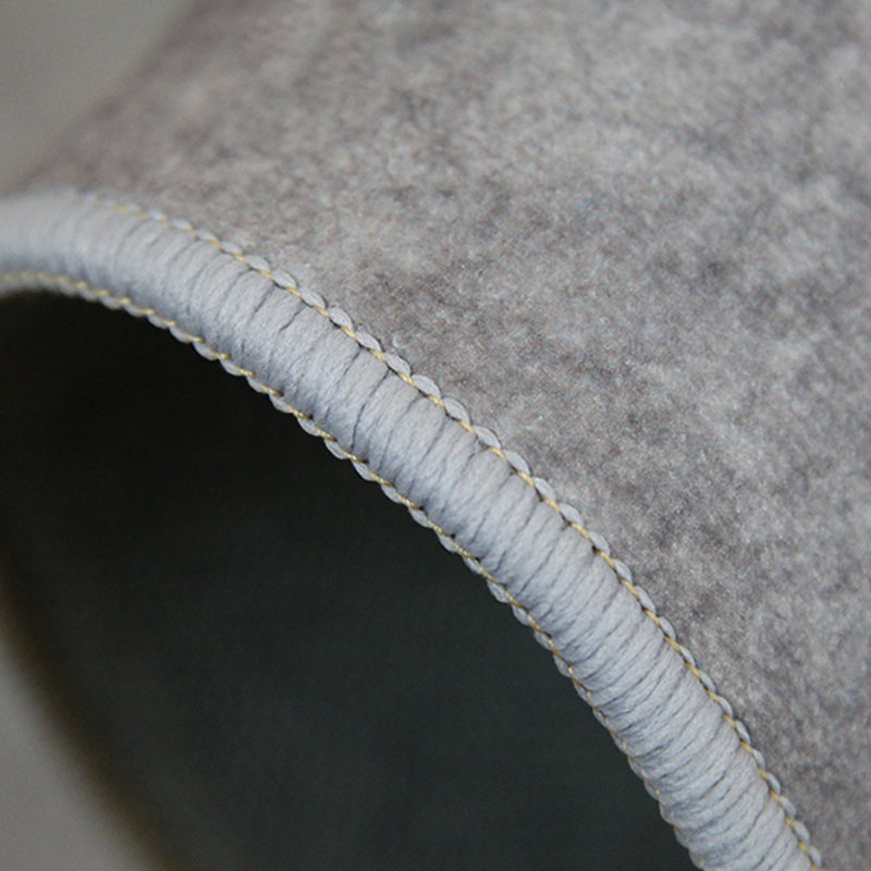 Light Grey Graphic Rug Blending Modern Indoor Rug Non-Slip Backing Rug for Living Room