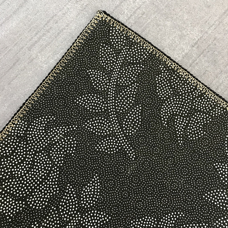 Orange Modern Carpet Blending Striped Carpet Non-Slip Backing Carpet for Home Decor