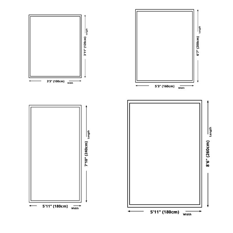 Modern Living Room Area Carpet Plaid Pattern Polyester Area Rug Stain Resistant Rug