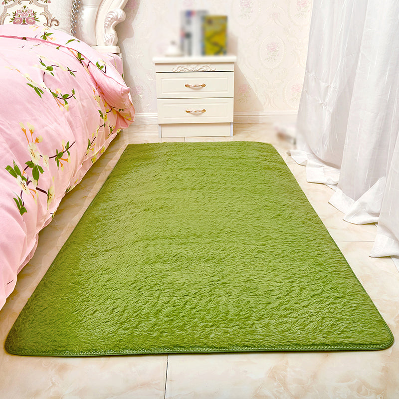 Tapis décoration de maison apaisant le tapis de rafale de tapis solide en polyester pour animaux de compagnie pour décoration de la maison