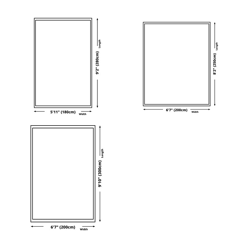 Modern Indoor Rug Washable Area Rug Polyester Non-Slip Backing Carpet for Living Room