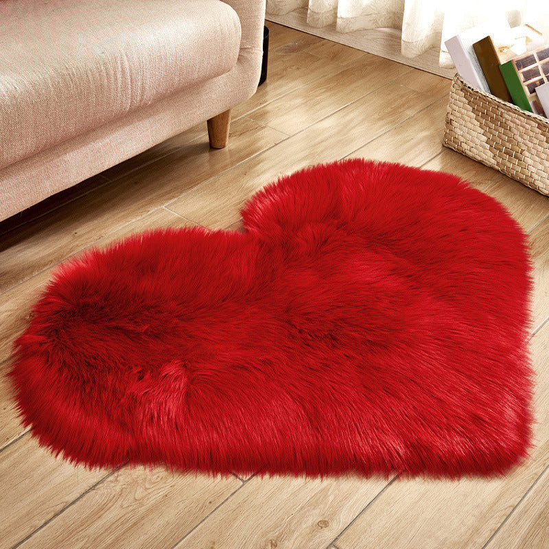 Modern Solid Color Carpet Leisure Polyester Shag Rug Non-Slip Backing Carpet for Living Room