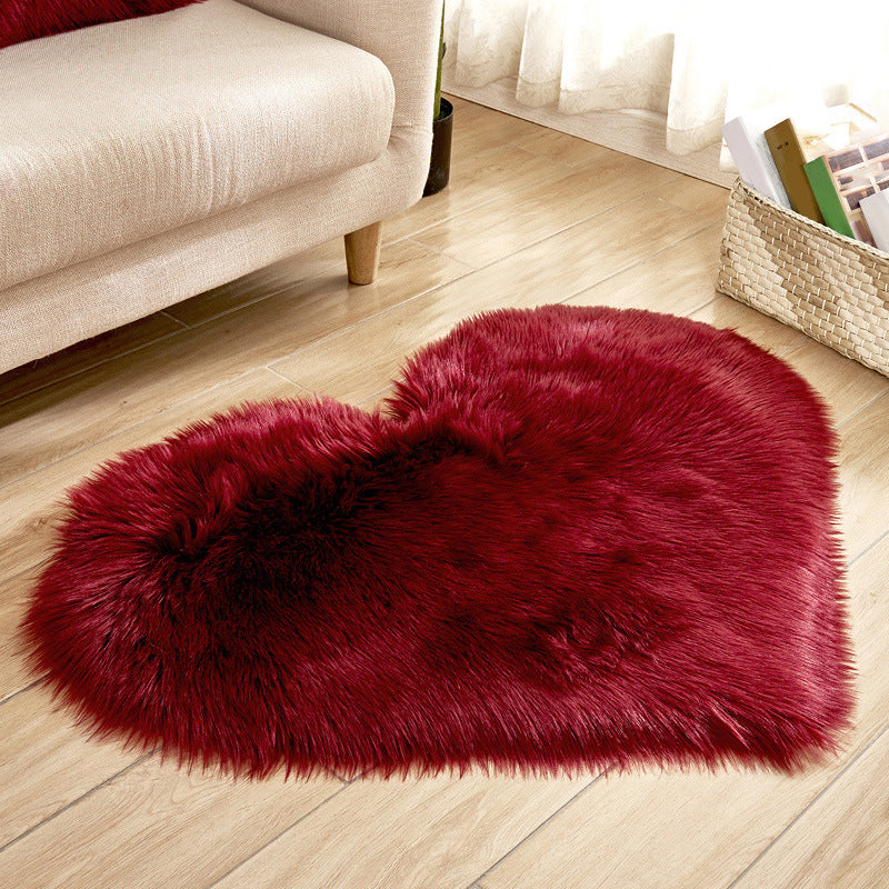 Modern Solid Color Carpet Leisure Polyester Shag Rug Non-Slip Backing Carpet for Living Room