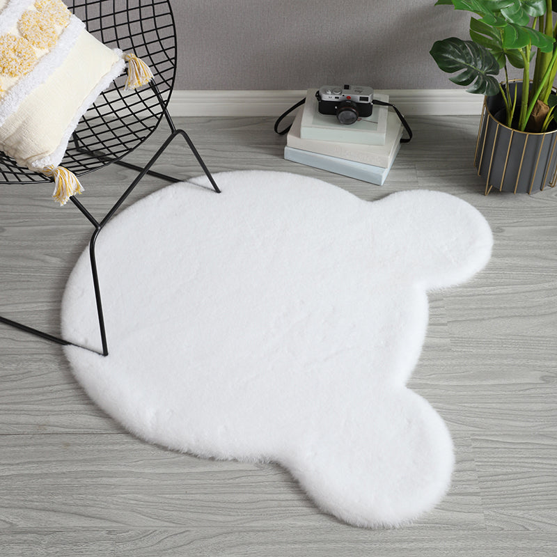 Trendy Shag Rapis créatif Couleur de couleur Couleur de tapis Polyester Tapis résistant aux taches pour décoration intérieure