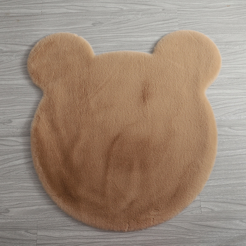 Trendy Shag Rapis créatif Couleur de couleur Couleur de tapis Polyester Tapis résistant aux taches pour décoration intérieure
