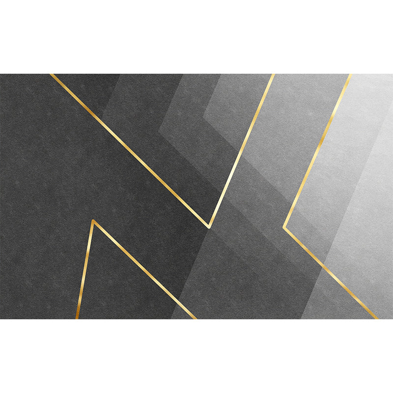 Modern Graphic Pattern Rug Polyester Area Carpet Stain Resistant Indoor Rug for Living Room