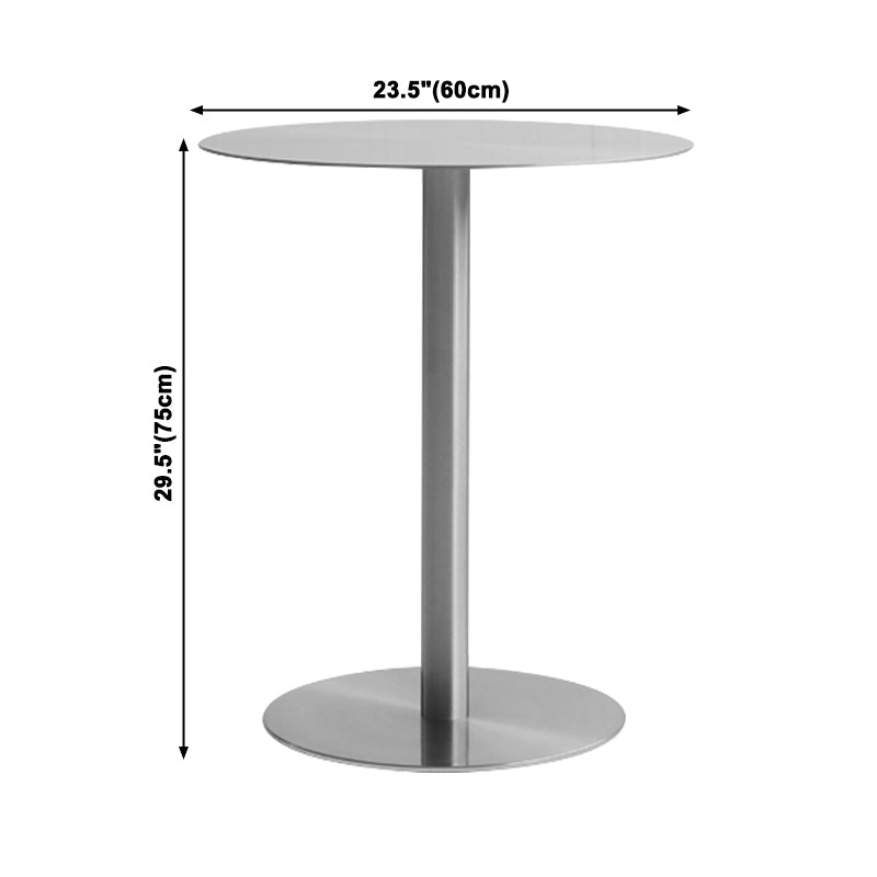 Metal Industrial Dining Table Stainless Steel Table for Kitchen and Dining Room