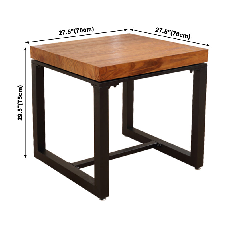 Industrieller Esszimmertisch Kiefer Massivholz Tisch mit Trestle Basis für das Abendessen in der Küche zu Hause
