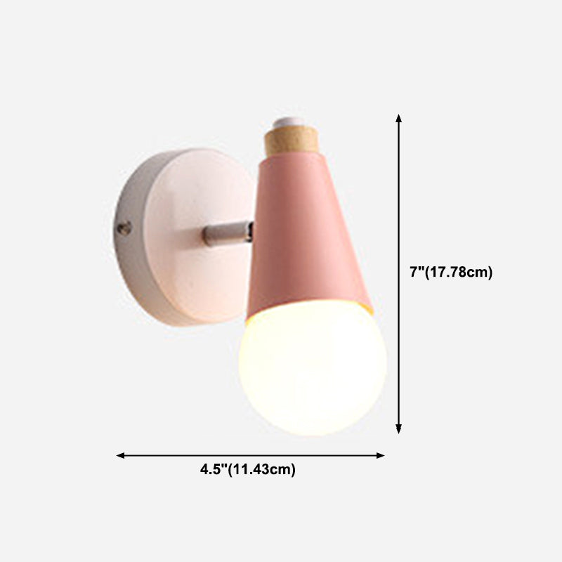1 Licht geometrische Schatten Wandleuchte modren nordische Macarons Metallwandbeleuchtung