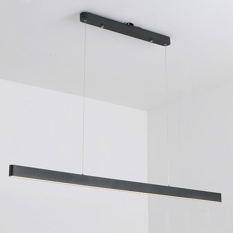 Contemporary Linear Island Chandelier Lights Metal Chandelier Light Fixtures