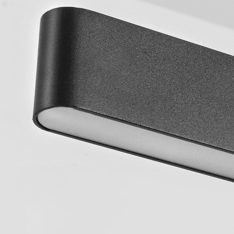 Lustres d'île linéaire contemporains lumières luminaires de lustre en métal