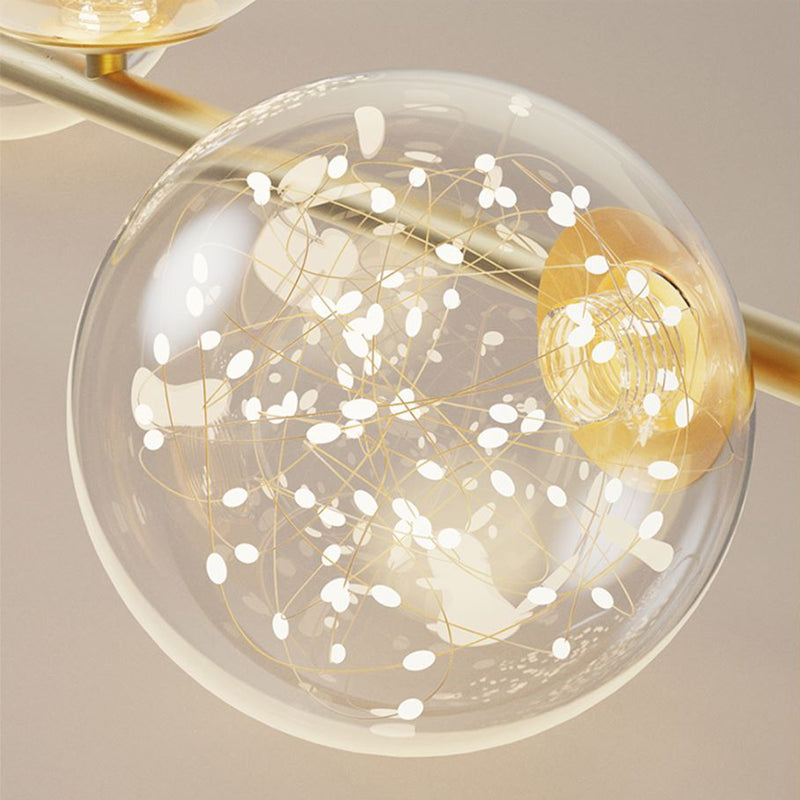 Sphere Anhänger Kronleuchter moderner Glas Island Kronleuchter für Esszimmer