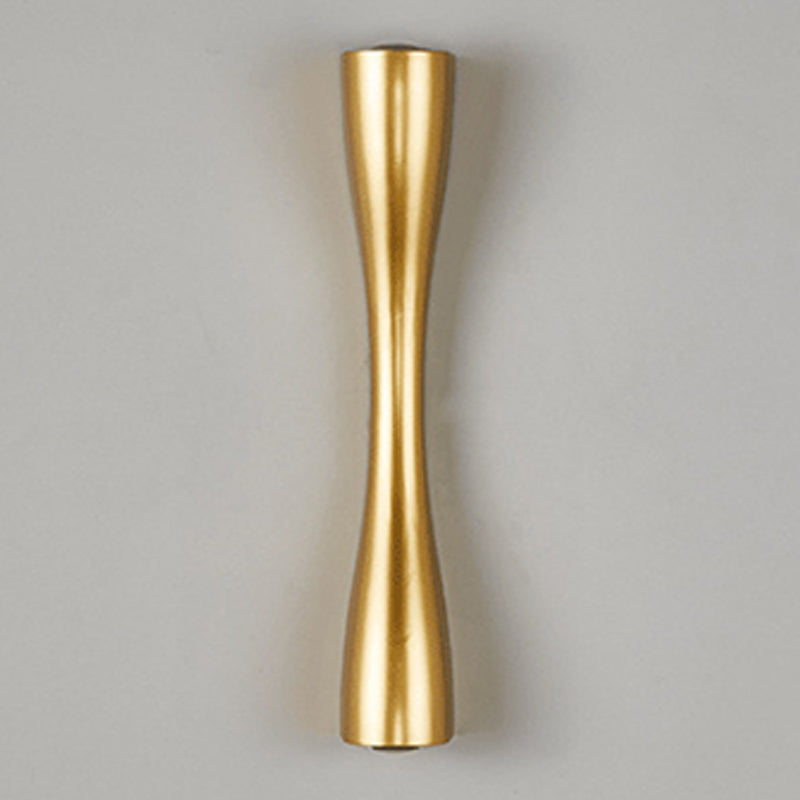 Geometrischer Schatten 2-Lights Wandleuchten moderner Metallmontageleuchte in Gold