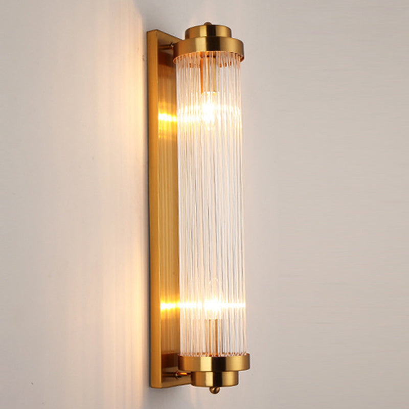 Einstellbare geometrische Schattenwand Wandleuchte moderne Kristallwandmontageleuchte in Gold