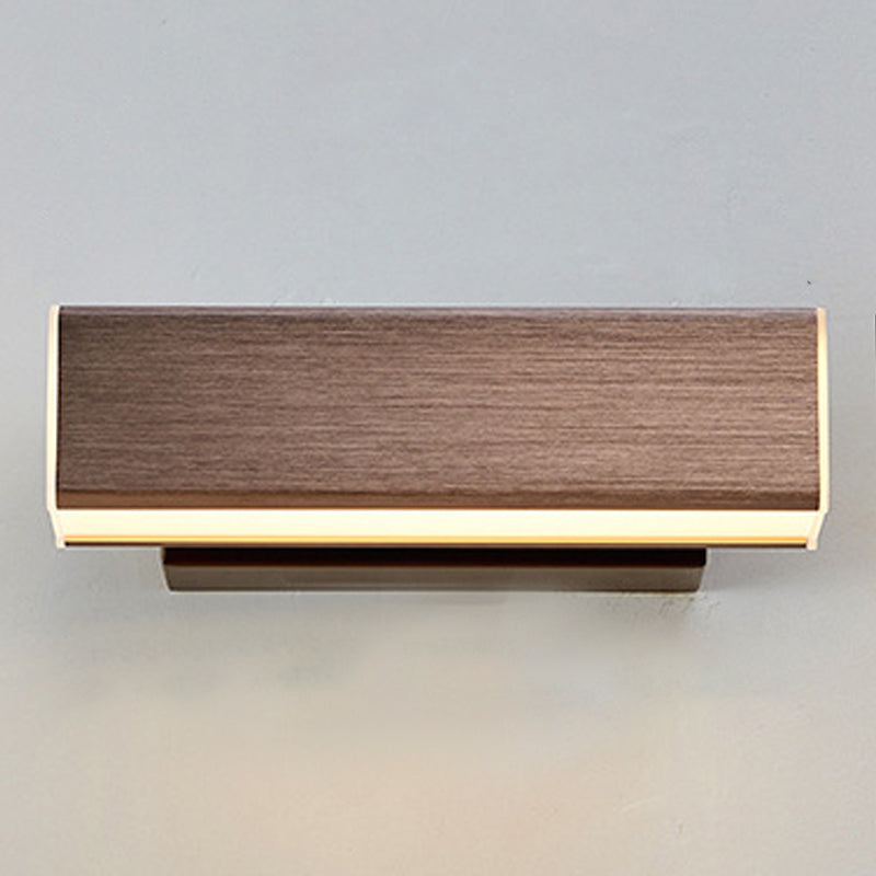 Adjustable 1-Light Linear Shade Wall Sconce Modern Style Metal Wall Lighting