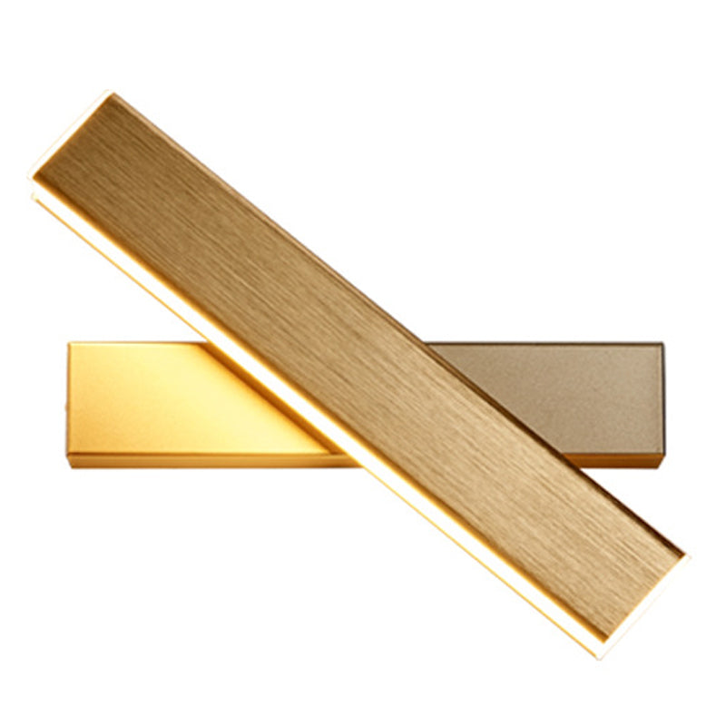 Ajustable de 1 luces de sombra lineal matones de pared de estilo moderno de metal iluminación de pared