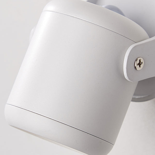 Half Cylinder Shade Single Light Reading Wall Light Modern Style Metal Wall Mount Light Fixture