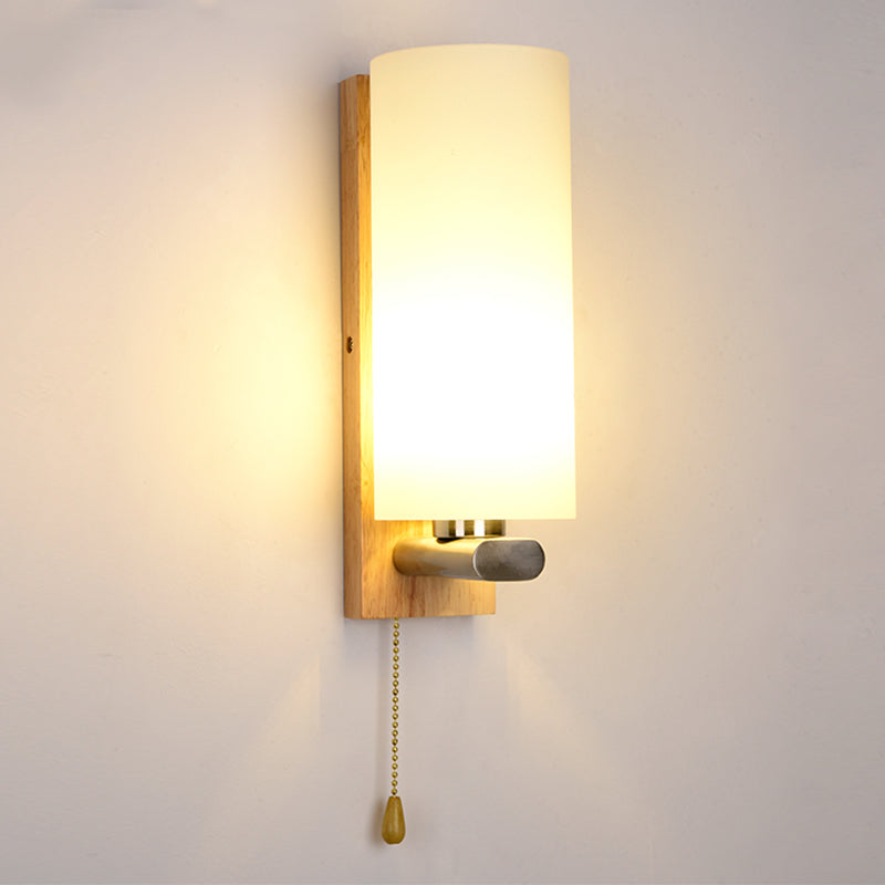 Holz- und Glasgeometrie -Wand -Lampen zeitgenössische Multi -Leuchten -Wandleuchte