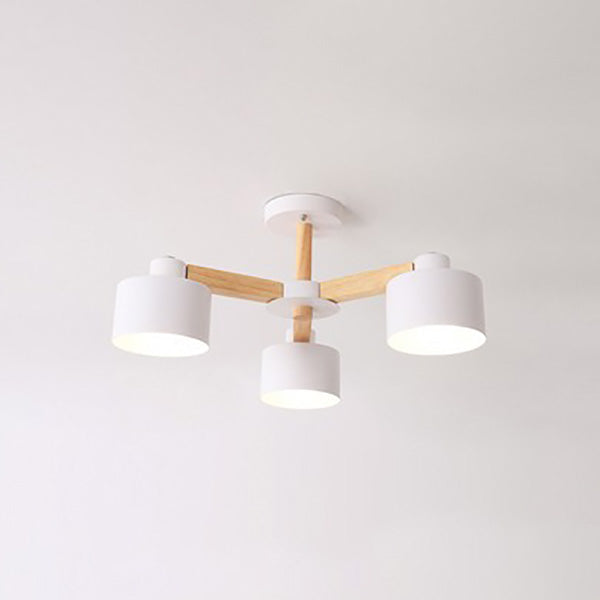 Lampade a sospensione del cilindro in metallo Lampada moderna Multi Lights Suspension Lampada