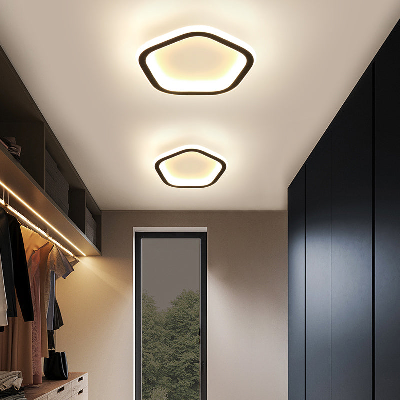 LED Ceiling Light Fixture Modern Simple Flush Mount Lamp for Aisle Bedroom