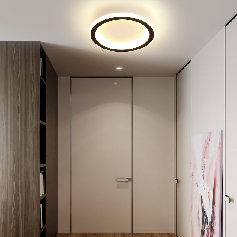 LED Ceiling Light Fixture Modern Simple Flush Mount Lamp for Aisle Bedroom