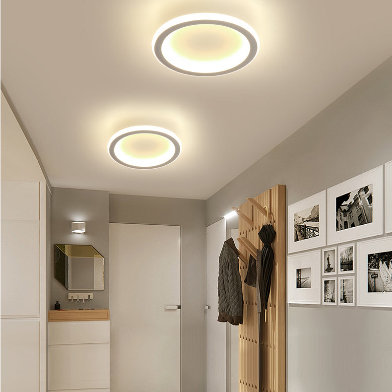 LED Ceiling Light Fixture Modern Simple Flush Mount Lamp for Aisle Bedroom