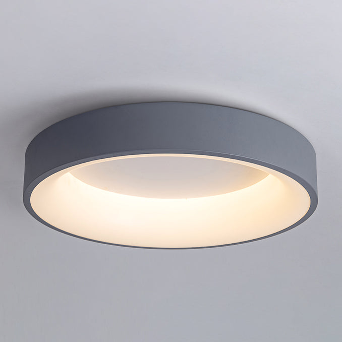 Plafonnier LED moderne et Simple, luminaire de plafond rond à montage encastré pour chambre à coucher