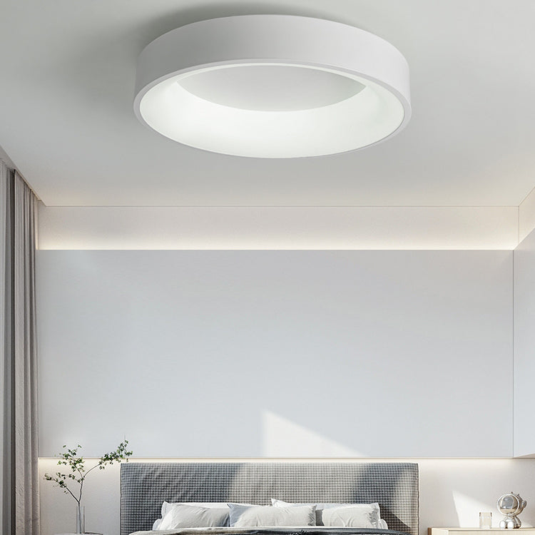 Lámpara de techo LED sencilla y moderna, lámpara de techo redonda de montaje empotrado para dormitorio