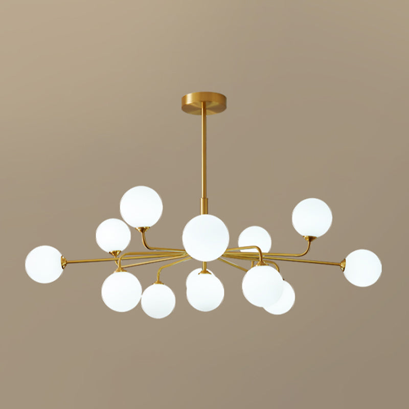 Gold Multi-lights Chandelier Light Modern Style Light Fixture for Living Room