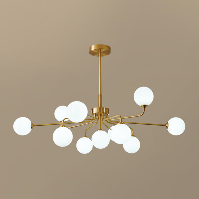 Gold Multi-lights Chandelier Light Modern Style Light Fixture for Living Room