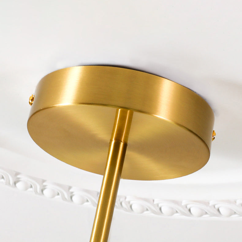 Gouden multidights kroonluchter licht moderne stijl lichtarmatuur voor woonkamer