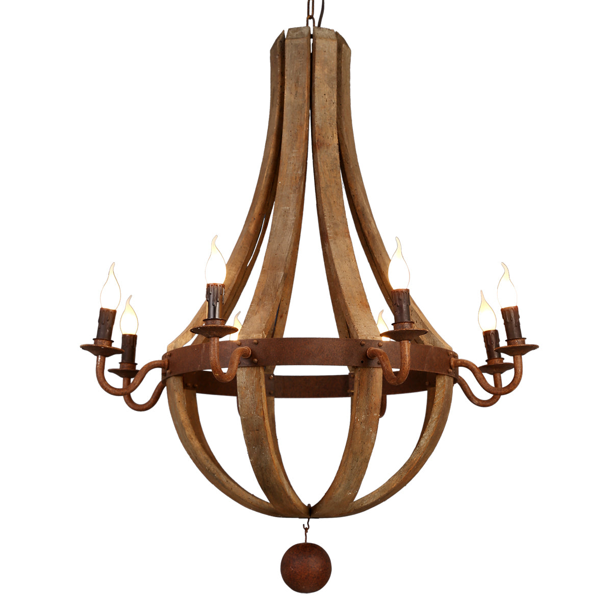 Candle-Style Chandelier Lighting Fixtures Traditional Multi-Head Suspension Light Restaurant