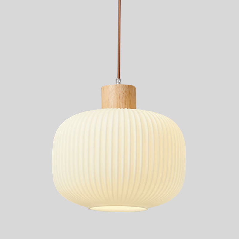 Weiße Glas Einfachheit hängend hängendes Einzelbulb Messing Esszimmer Suspension Anhänger