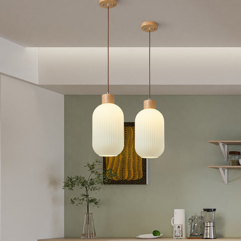 Weiße Glas Einfachheit hängend hängendes Einzelbulb Messing Esszimmer Suspension Anhänger