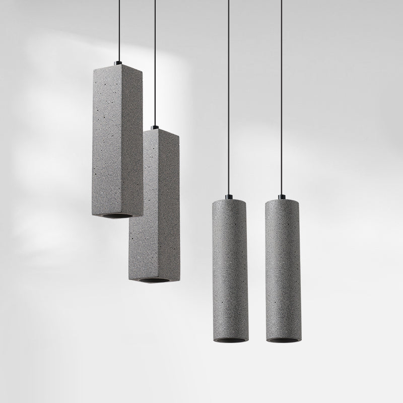 Einzelkopf hängend leichter kreativer Zement zeitgenössische Federung für Foyer