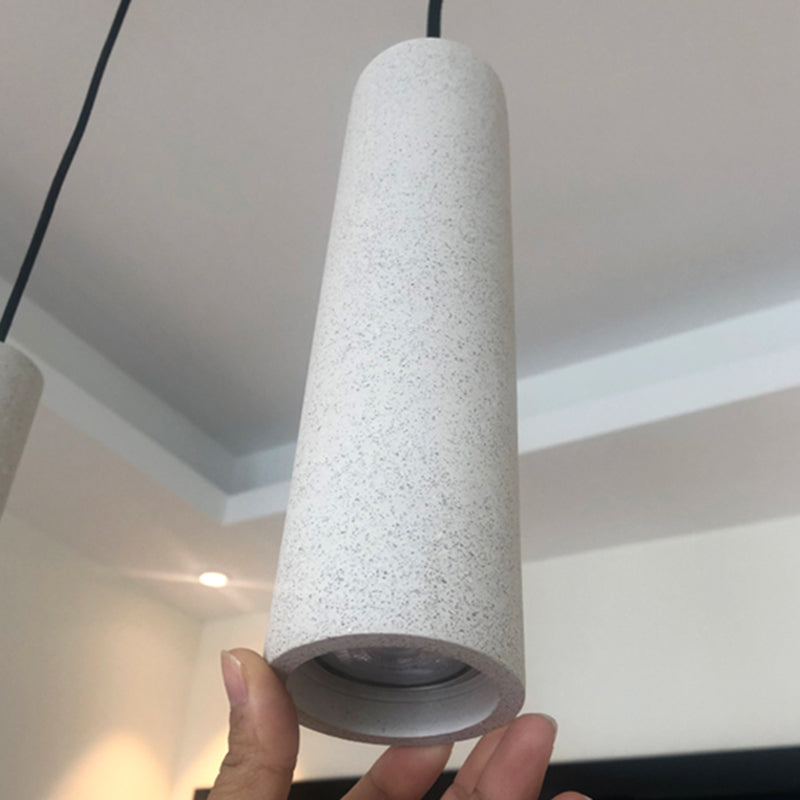 Einzelkopf hängend leichter kreativer Zement zeitgenössische Federung für Foyer