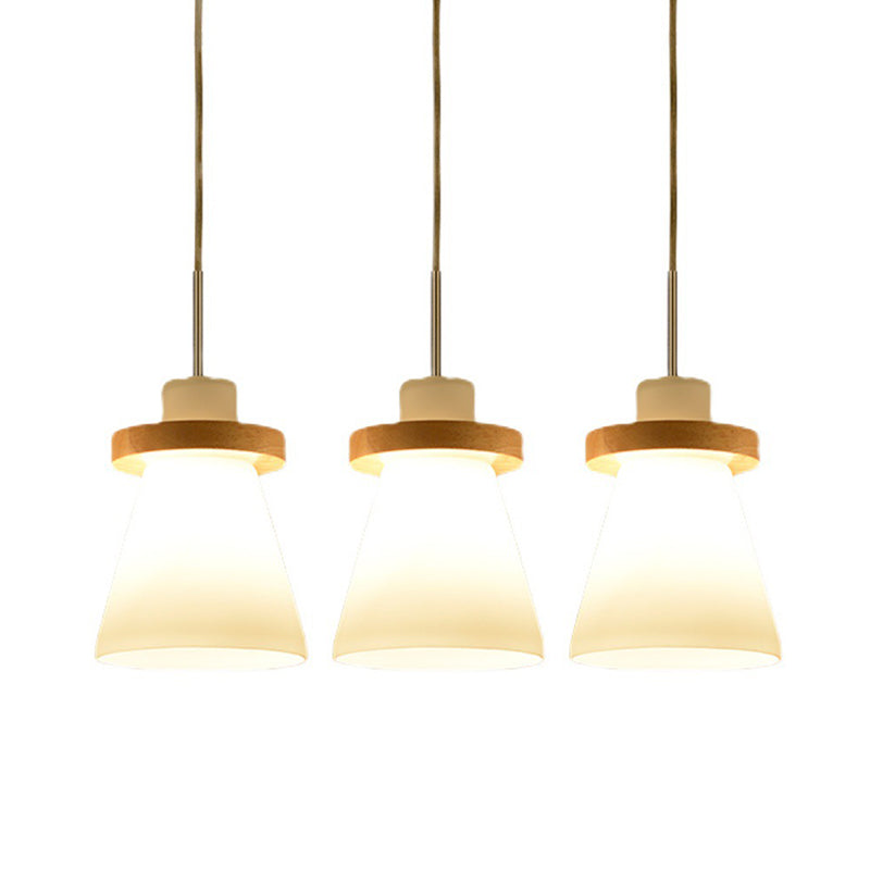 Holz geometrische hängende Licht moderne einfache hängende Licht für das Restaurant